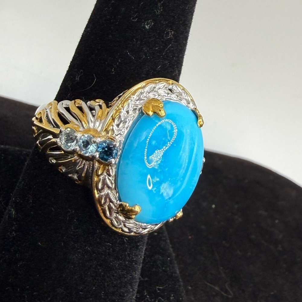 Gems en Vogue Sleeping Beauty Ring 7 3/4 - Picture 2 of 6